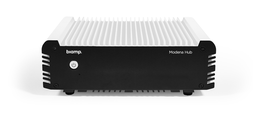 Cистема показа презентаций BYOD BIAMP [Modena Hub] 6 источников на экране. Просмотр главного экрана. Беспроводное подключение переферии.