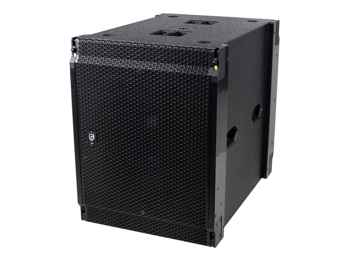 Сабвуфер Intrend [ILS-PAC-S18A-FC] линейного массива Pacific, активный, аналог + DANTE, 18", 30-200 Гц, SPL 135 дБ, 1200 Вт AES, 8 Ом. Цвет чёрный, корпус дерево. Поставляется во флайткейсе.