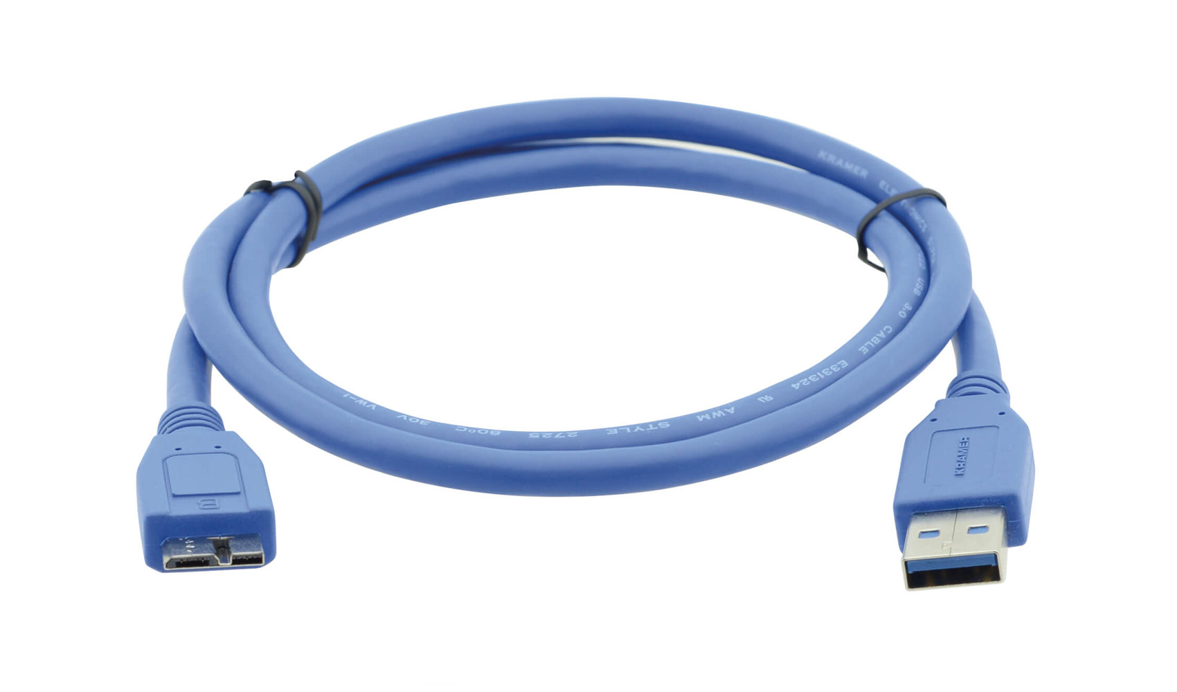 Кабель [96-02356003] Kramer Electronics [C-USB3/MicroB-3] USB-A 3.0 вилка- USB-Micro B вилка, 0.9 м