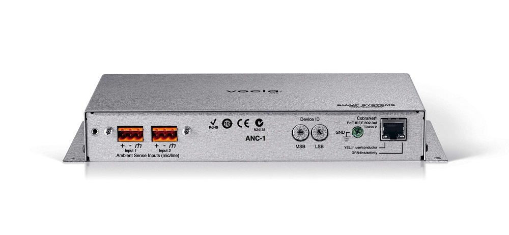 Микрофон BIAMP [VOCIAANC-1] Vocia Ambient Noise Compensation Device, surface-mountable, networked ambient microphone input device