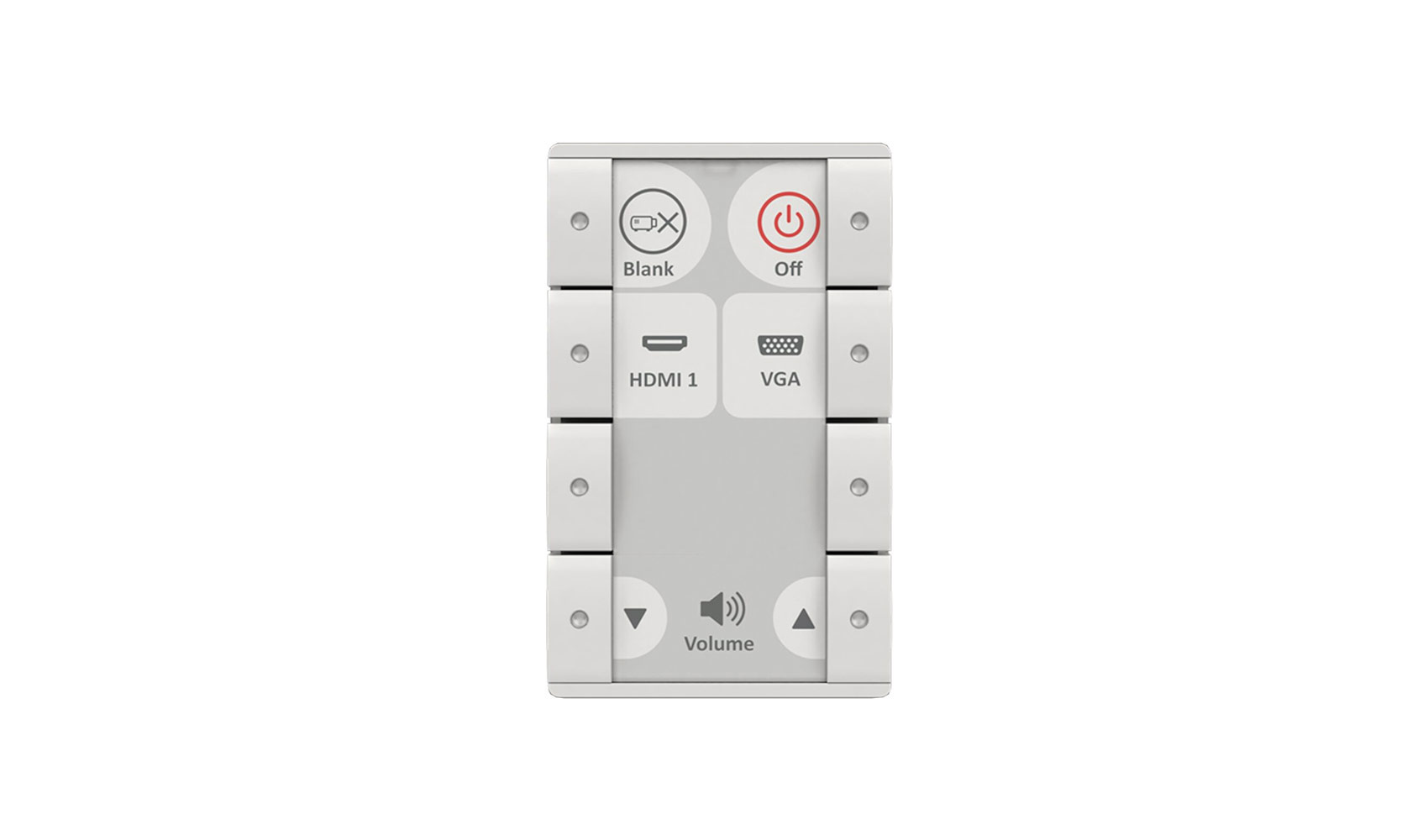 Панель управления BIAMP [Impera Echo 8DKW], кнопочная 8-button control pad, DK, white