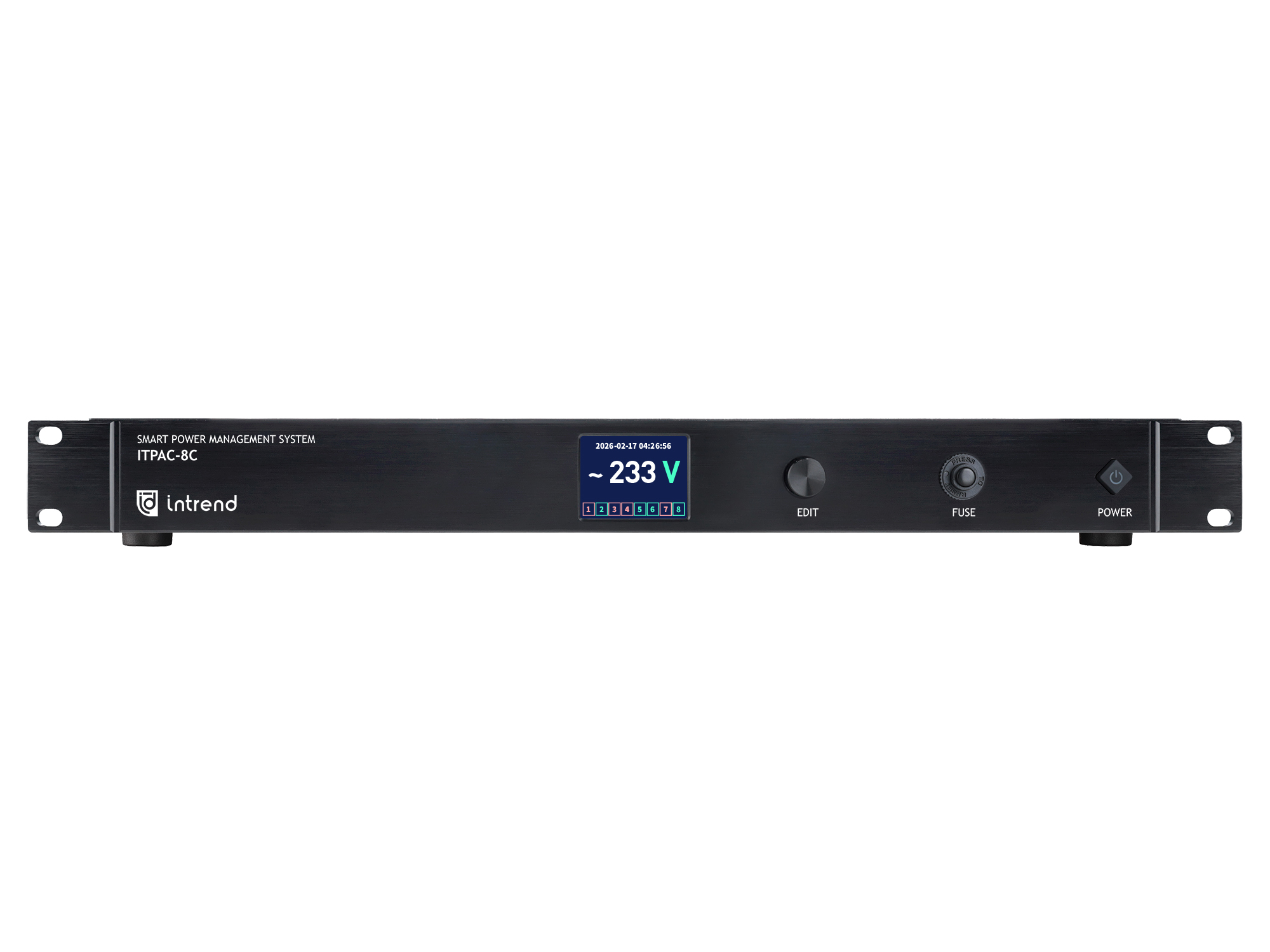 Коммутатор электропитания переменного тока Intrend [ITPAC-8C] управляемый, 8 каналов