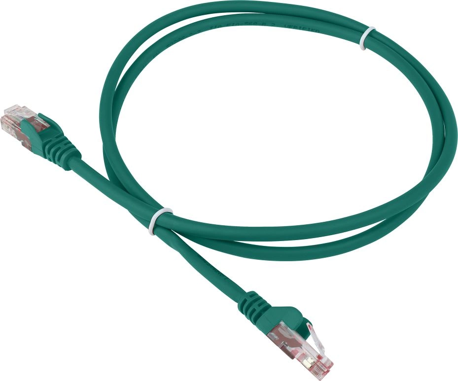 Патч-корд LANMASTER - LAN-PC45, UTP, кат. 6, 2 x RJ-45, RJ-45 - RJ-45, LSZH, зелёный, 1.5 м, LAN-PC45/U6-1.5-GN