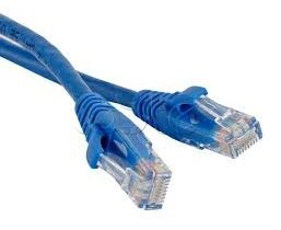 LAN-PC45/U6-1.0-BL Шнур коммутационный Lanmaster кат. 6 неэкр. UTP RJ45/RJ45 d 051 1м LSZH AWG24 синий