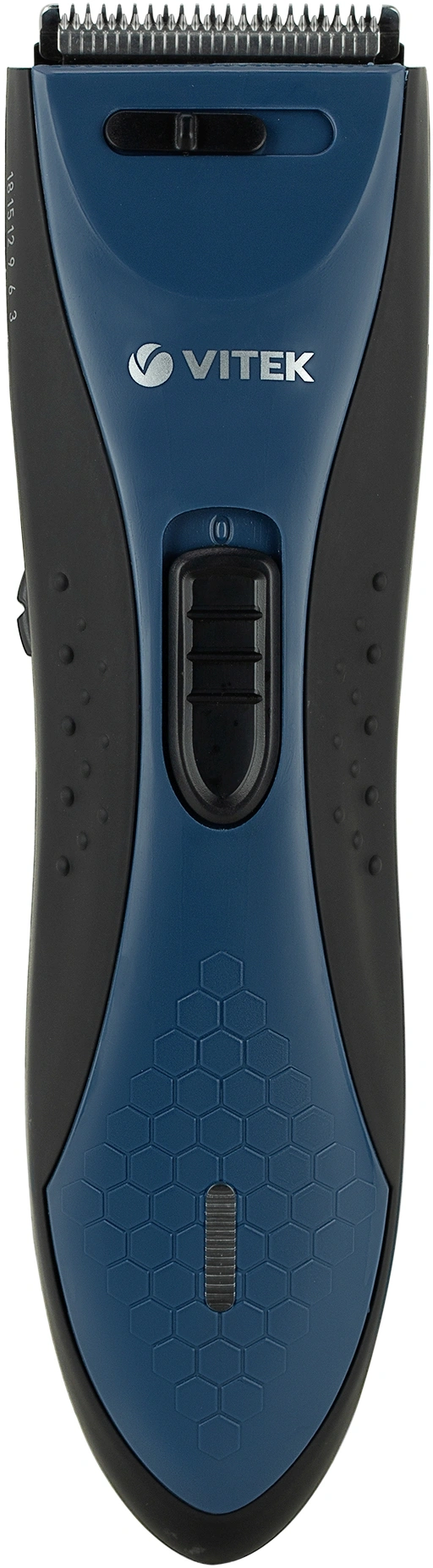 Машинка для стрижки Vitek VT-2578 черный/синий 3Вт (насадок в компл:1шт)