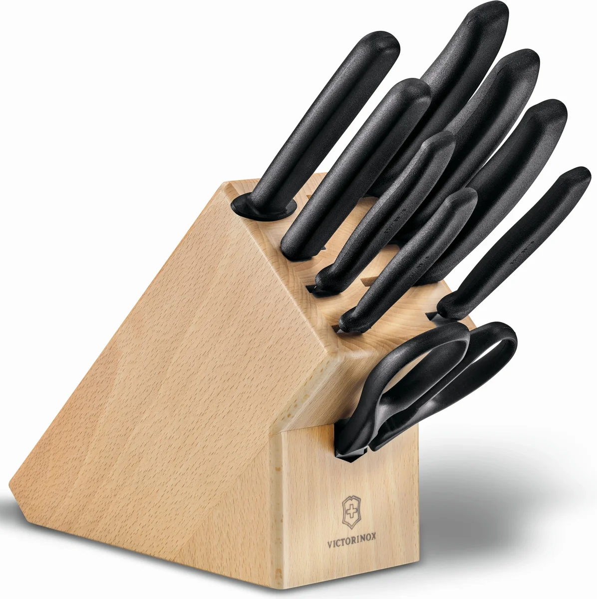 Набор ножей кухонных Victorinox Swiss Classic (6.7193.9) компл.:8шт scissors дерево/черный