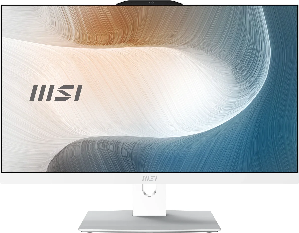 Моноблок MSI - Modern AM242P 1M-1024XRU, 23.8", Intel Core 5 120U 1400MHz, DDR5 8 ГБ, SSD 512 ГБ, Intel HD Graphics, Wi-Fi, Bluetooth, белый, ОС не установлена, Monoblock, 9S6-AE0722-1474