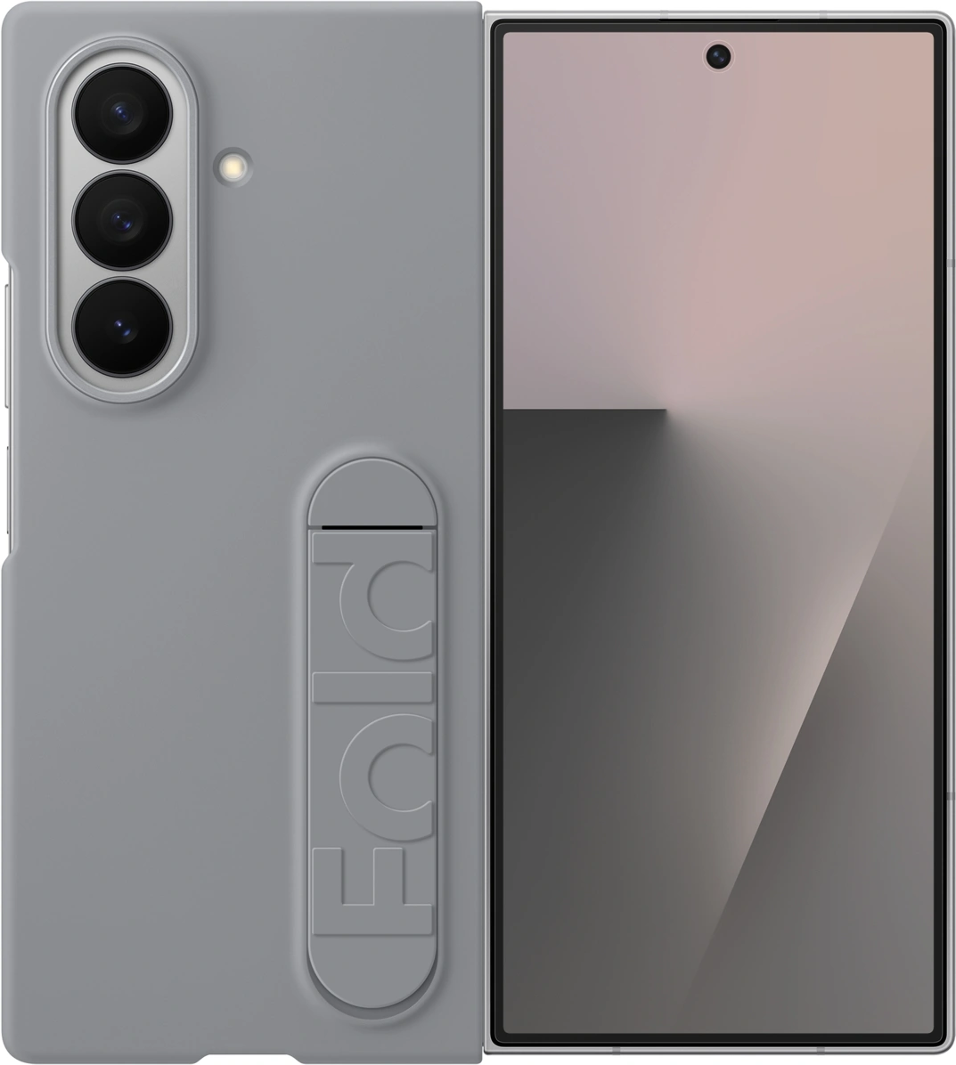 Чехол (клип-кейс) Samsung Silicone Case, для Samsung Galaxy Z Fold7, серый [ef-mf966cjegru]