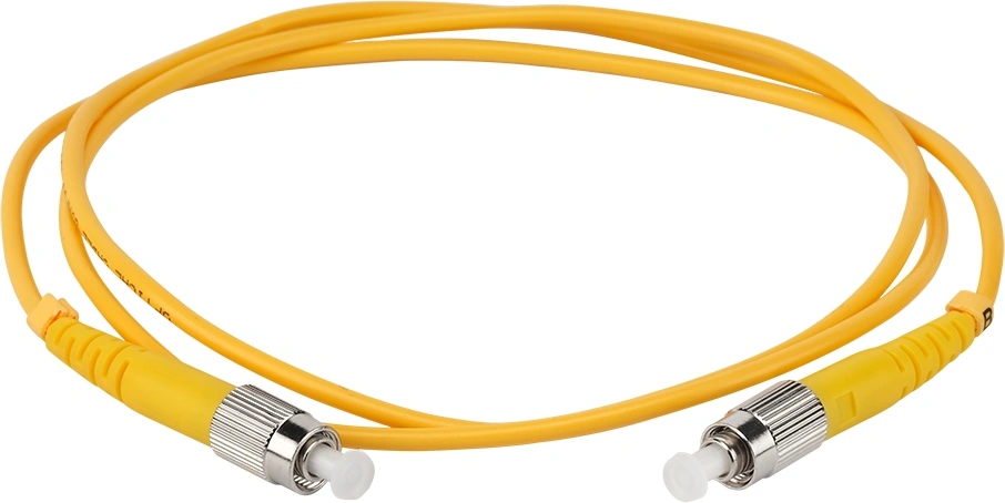 Оптический патч-корд LANMASTER, FC - FC, 9/125 мкм, ПВХ, жёлтый, 1 м, TWT-2FC-2FC/SU-1.0