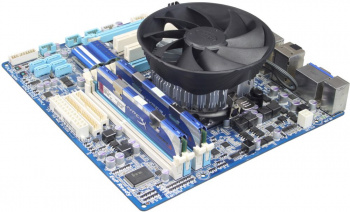 Устройство охлаждения(кулер) Deepcool Gamma Hunter Soc-AM5/AM4/1151/1200 черный 3-pin 21dB Al 95W 252gr Ret (DP-MCAL-HT)