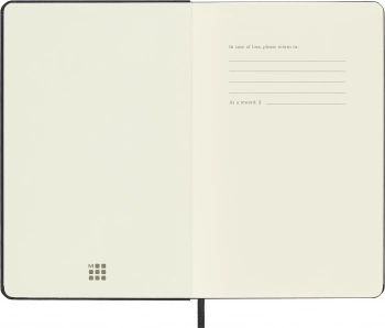Блокнот Moleskine CLASSIC QP052 Medium 115x180мм 208стр. нелинованный твердая обложка черный