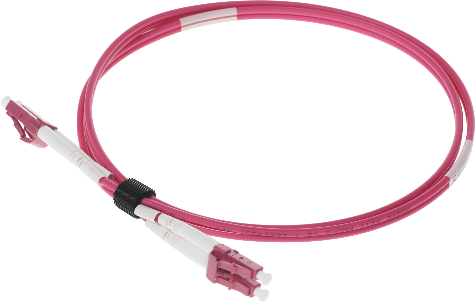 Патч-корд Lanmaster LAN-2LC-2LC/OM4H-1.0 2x50/125 OM4 LC дуплекс-LC дуплекс 1м LSZH розовый
