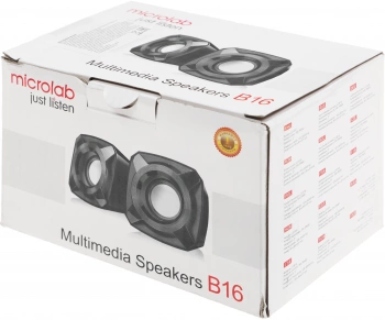 Колонки Microlab B16 2.0 черный 5Вт