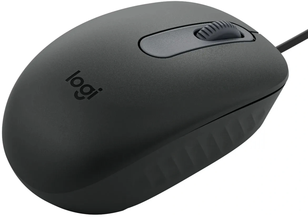 Мышь Logitech M86 черный оптическая 8000dpi USB для ноутбука 2but (910-007661)