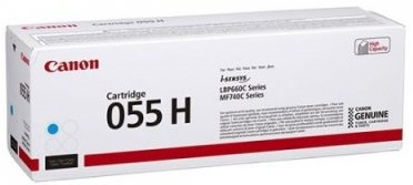 Картридж лазерный Canon 055HC 3019C002/004 голубой бар.в компл. (5900стр.) для Canon LBP663Cdw/LBP664Cx/MF746Cx/MF742Cdw/MF744Cdw
