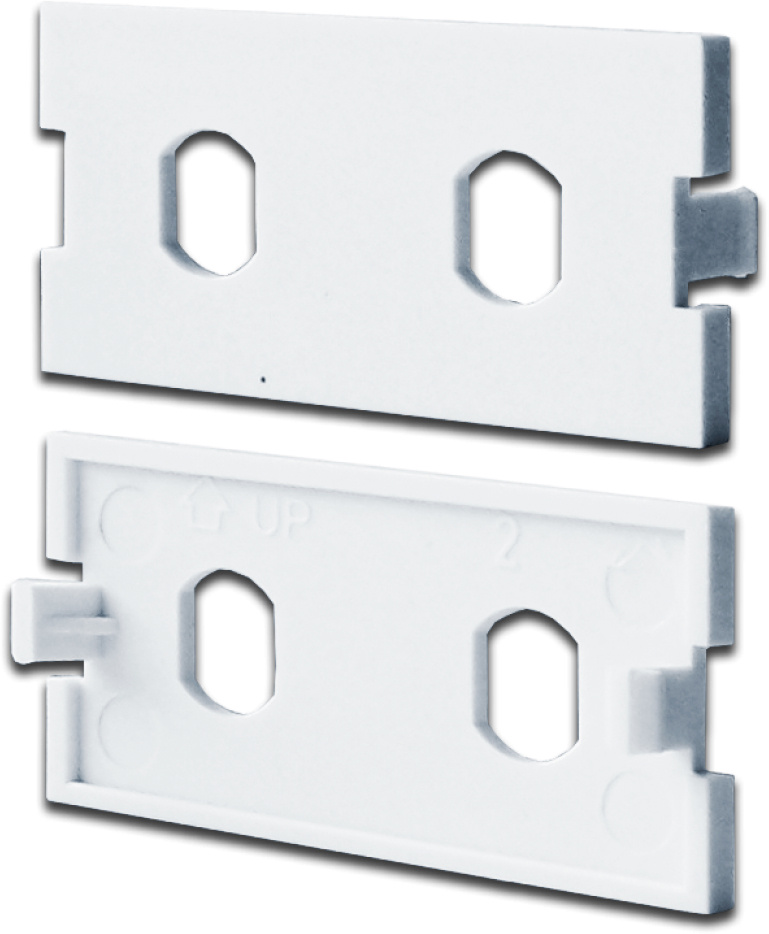 Вставка Lanmaster LAN-MBP-2ST-WH