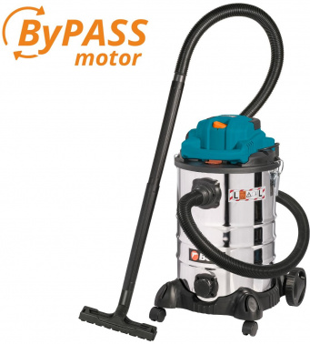 Строительный пылесос Bort BSS-1230-Duo 1200Вт (уборка: сухая/влажная/выдув/сбор воды) синий