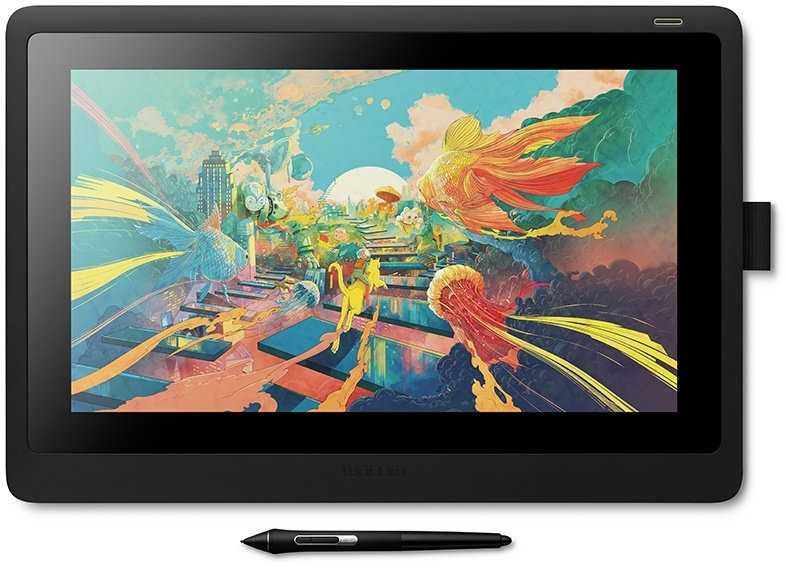 Wacom Cintiq 16 <DTK1660K0B > 15.6" 1920x1080 (13.6"x7.6", 5080lpi, HDMI, microUSB)