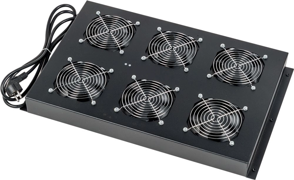  Блок 6-ти вентиляторов в крышу шкафа LANMASTER DCS глубиной 1070/1200 мм