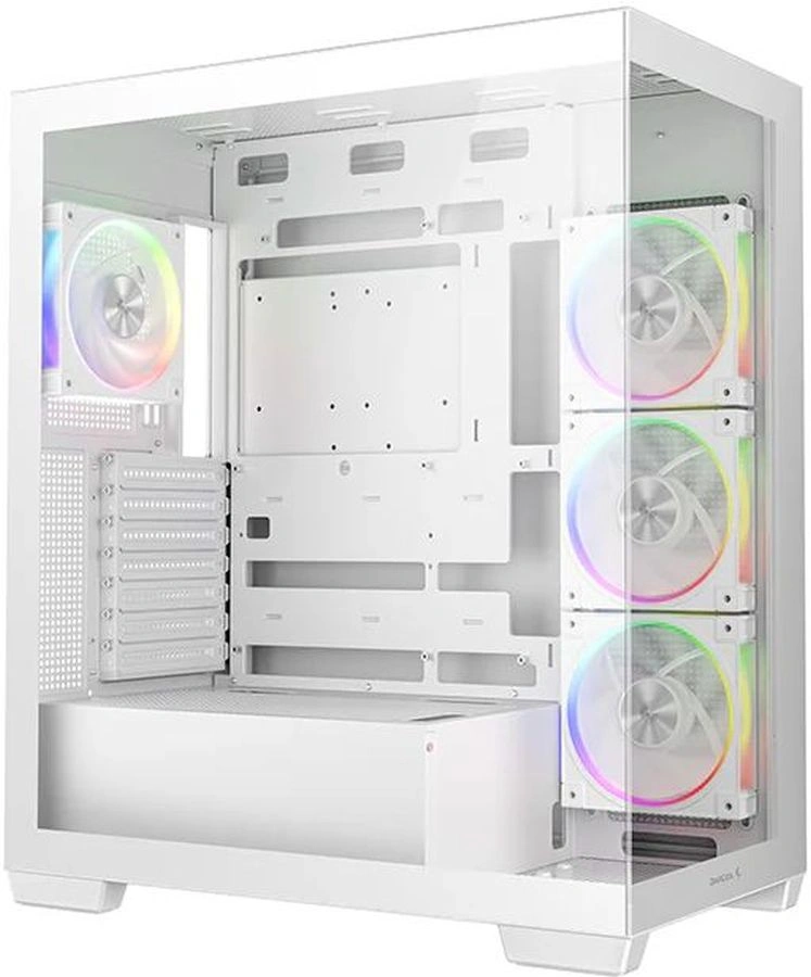 R-CG580-WHADA4-G-2 - Компьютерный корпус, Deepcool, CG580 4F V2 WH R-CG580-WHADA4-G-2, ATX/Micro ATX/Mini-ITX, USB 3.1*1/3.0*2, HD-Audio, 4*120мм ARGB, Высота процессорного кулера до 176мм, Длина VGA до 410мм (до 262 мм с радиатором), 2*3.5"/2*2.5", Сталь 0,6, 437х235х501мм, Без Б/П, Белый