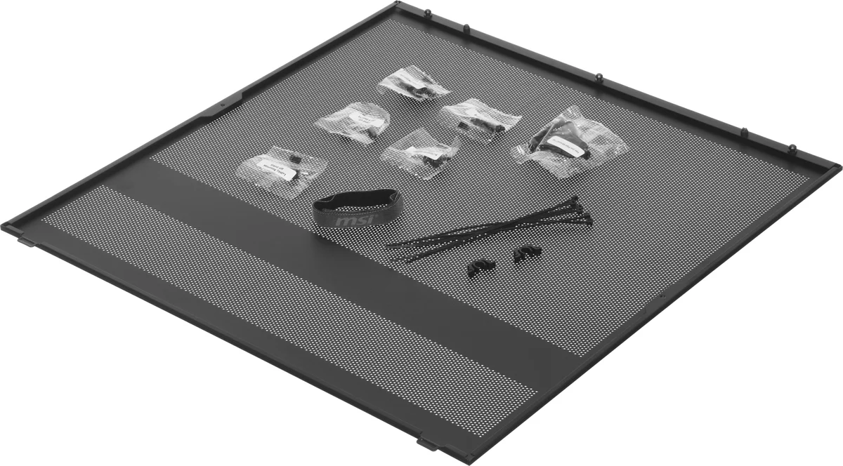 Корпус MSI MAG Pano M110R черный без БП mATX 8x120mm 2x140mm 1xUSB3.0 audio AirDuct bott PSU