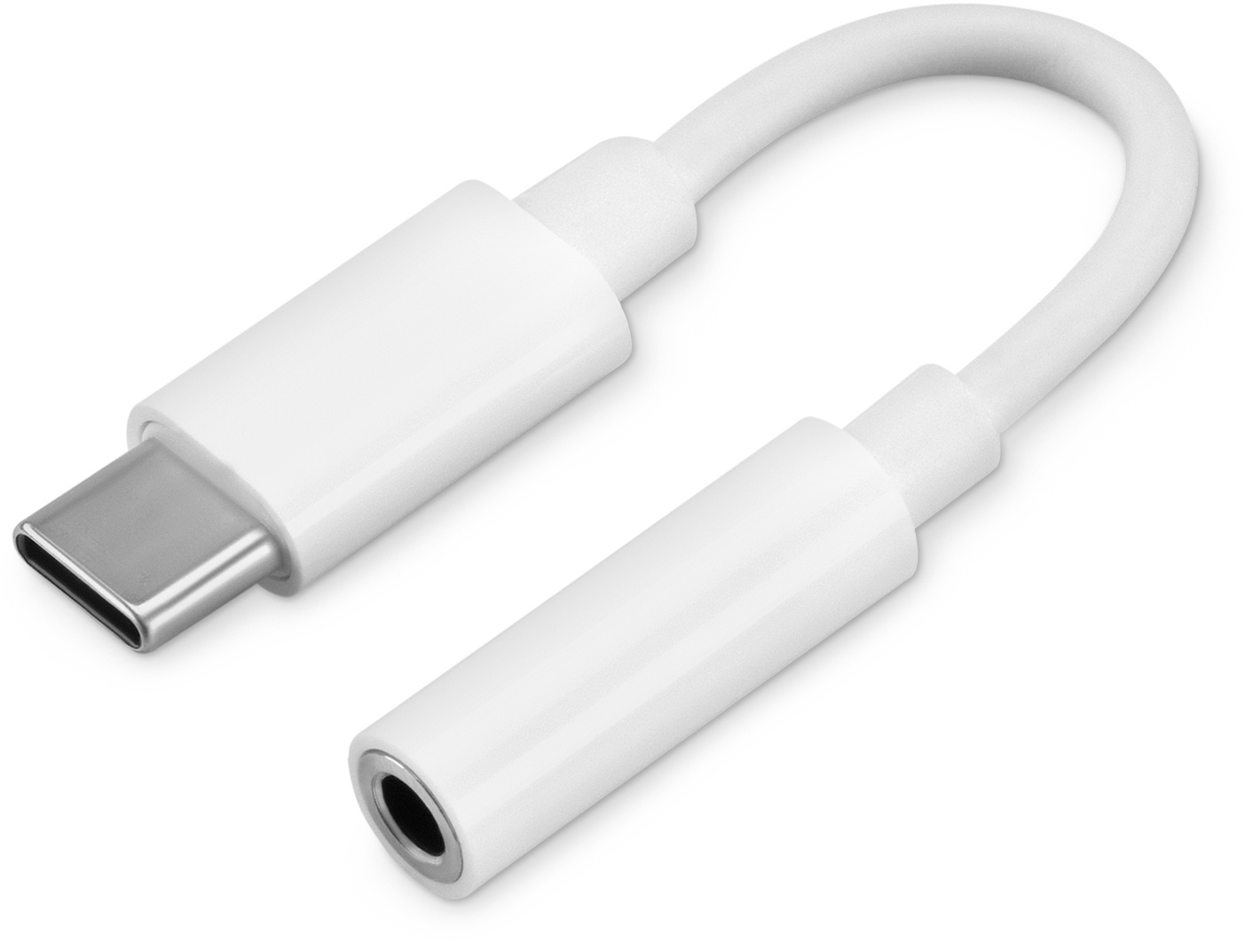 Переходник Buro BHP TPC-JCK USB Type-C (m) Jack 3.5мм (f) белый