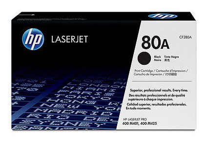 Картридж лазерный HP 80A CF280A черный бар.в компл. (2700стр.) для HP LJ Pro M401/M425
