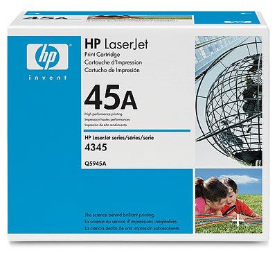 Картридж лазерный HP Q5945A черный бар.в компл. (18000стр.) для HP LJ 4345