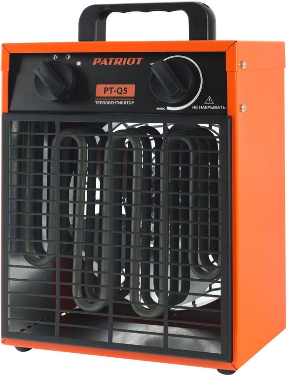 Тепловентилятор PATRIOT PT-Q 5 [633307215] {Мощн. по ступеням 3.0/4.5 кВт, 220В, шнур с промышленной вилкой и ответной частью, поток воздуха 420м3/час, вес 7кг}