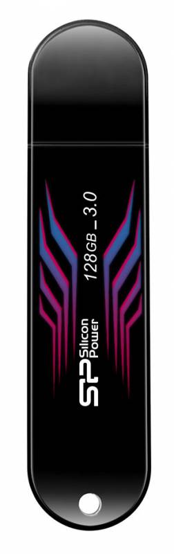 USB Flash накопитель 128GB Silicon Power Blaze B10 Black (SP128GBUF3B10V1B)