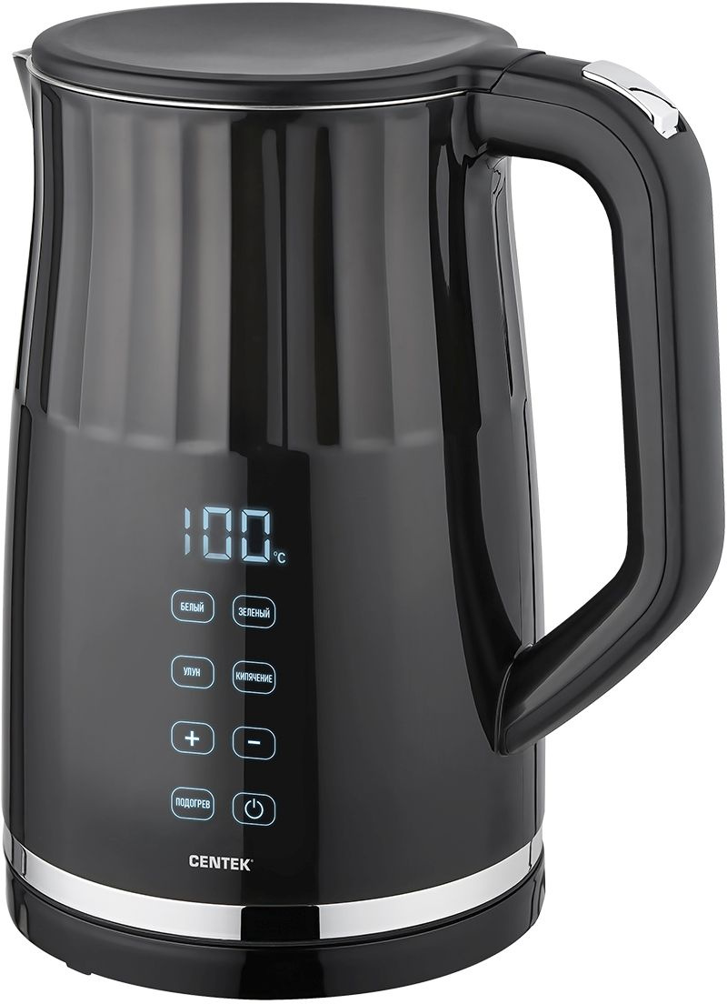 Чайник электрический Centek CT-0038 1.7л. 2200Вт черный корпус: пластик