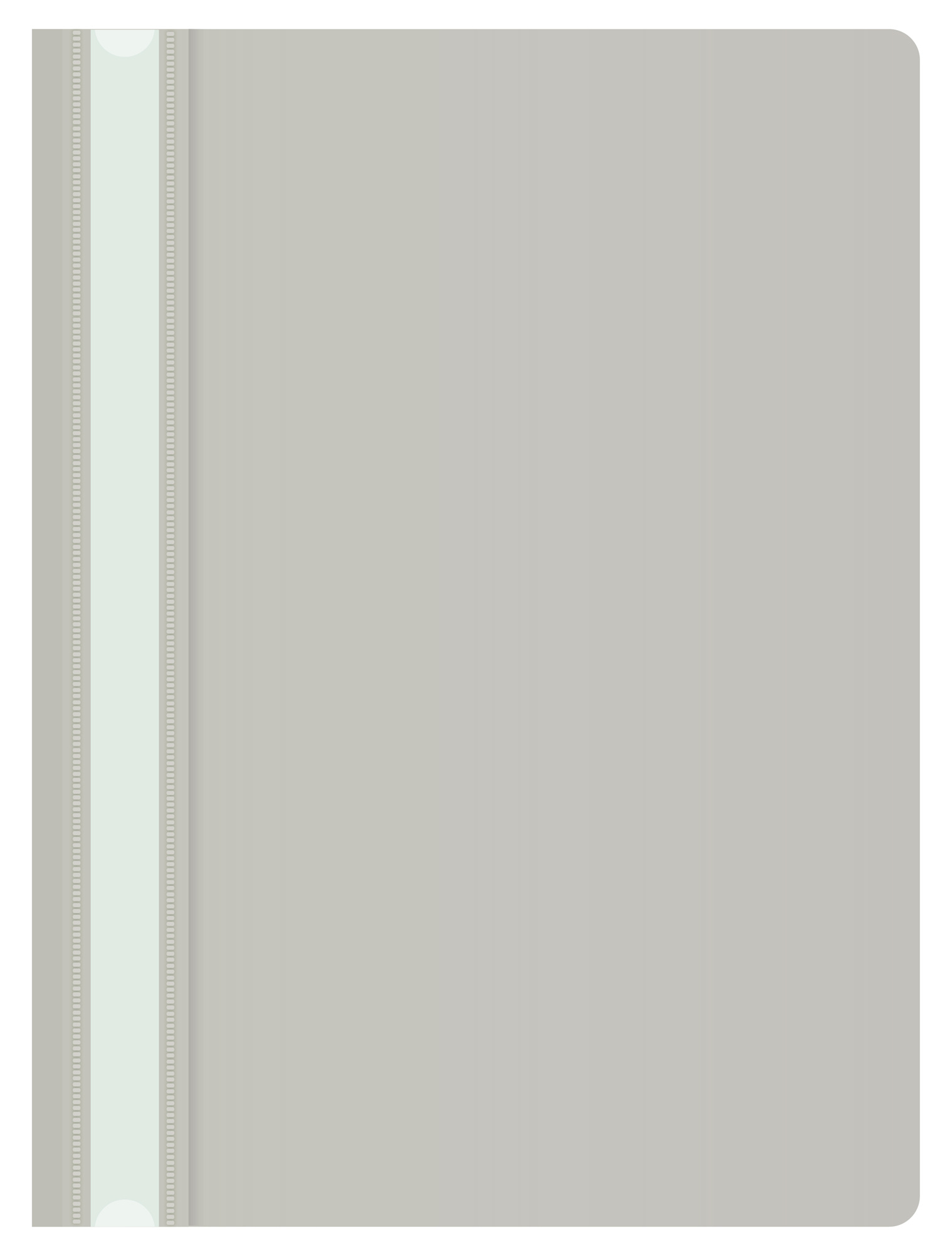 Папка-скоросшиватель Buro -PSE20BU/GREY A4 прозрач.верх.лист пластик серый 0.11/0.13