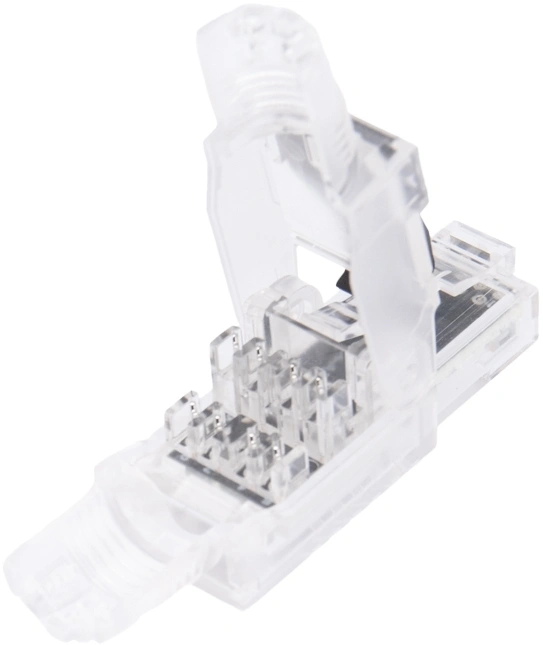 Разъем RJ-45(8P8C) Rexant полевой заделки под витую пару, UTP, CAT 6 (50 µ"/50 микродюймов) серия PRO