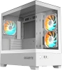 Корпус Gigabyte C201 Panoramic Ice GB-C201PI (белый, mATX, 3xFan, 2xUSB 3.2, закаленное стекло, VGA до 410мм, Cool до 190мм, пылевой фильтр)
