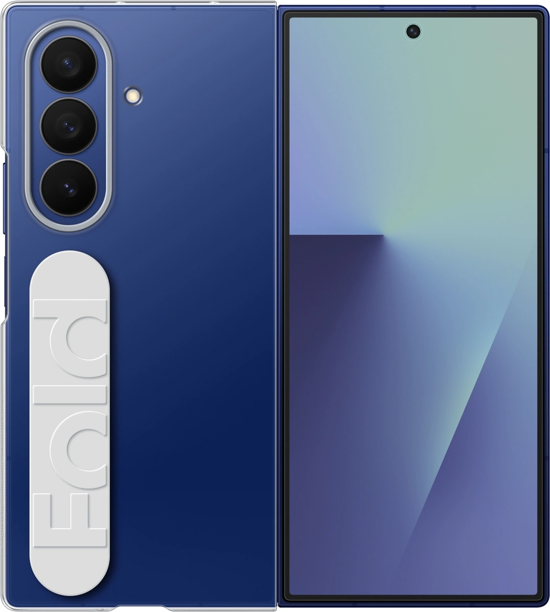 Чехол (клип-кейс) Samsung Clear Grip, для Samsung Galaxy Z Fold7, прозрачный [ef-qf966ctegru]