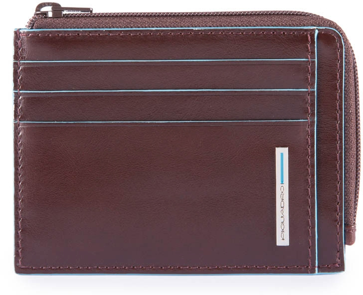 Чехол для кредитных карт Piquadro Blue Square PP4822B2R/MO, натур.кожа, коричневый