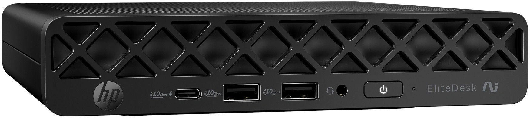 Неттоп HP EliteDesk 8 G1a Mini Ryzen 5 220 (3.2) 16Gb SSD512Gb Radeon 740M Windows 11 Pro GbitEth WiFi BT 90W kbNORUS мышь клавиатура черный (CP3M1AT)