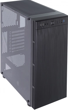 Корпус Accord ACC-3407 черный без БП ATX 8x120mm 2xUSB2.0 1xUSB3.0 audio bott PSU
