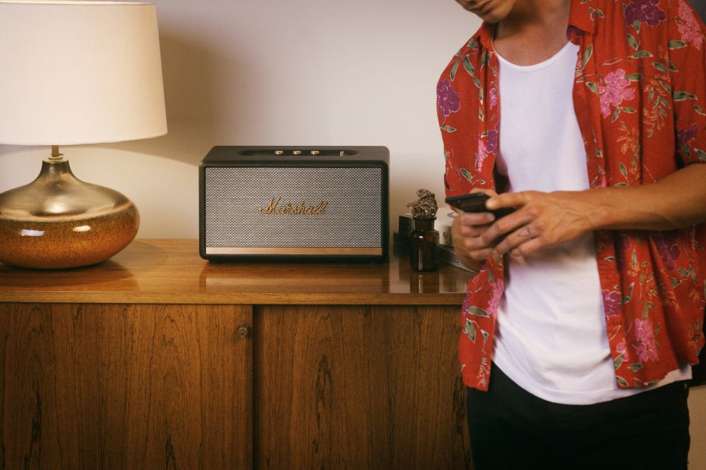 Колонка порт. Marshall Stanmore II черный/золотистый 80W 2.1 BT/3.5Jack 10м (1001902)