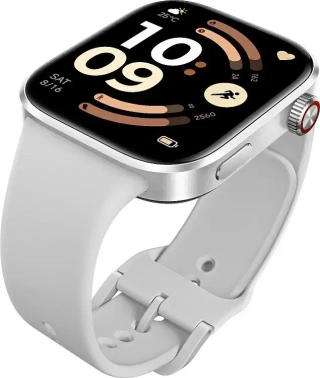 Смарт-часы Xiaomi Redmi Watch 6 2.07" AMOLED корп.серебристый рем.серый разм.брасл.:135-205мм (BHR08CUGL)