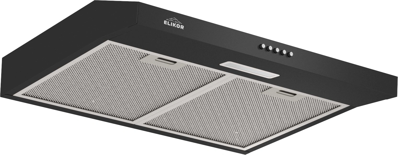 GOOD, Кухонная вытяжка ELIKOR КВ ECO ONE 60 BK черный, 60 см, 400 м3/ч