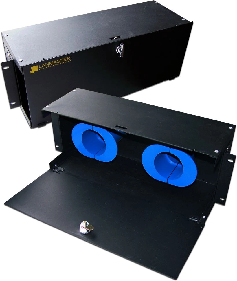 Кабельный организатор Lanmaster LAN-ORG/FO-4U для оптического кабеля 19", 4U