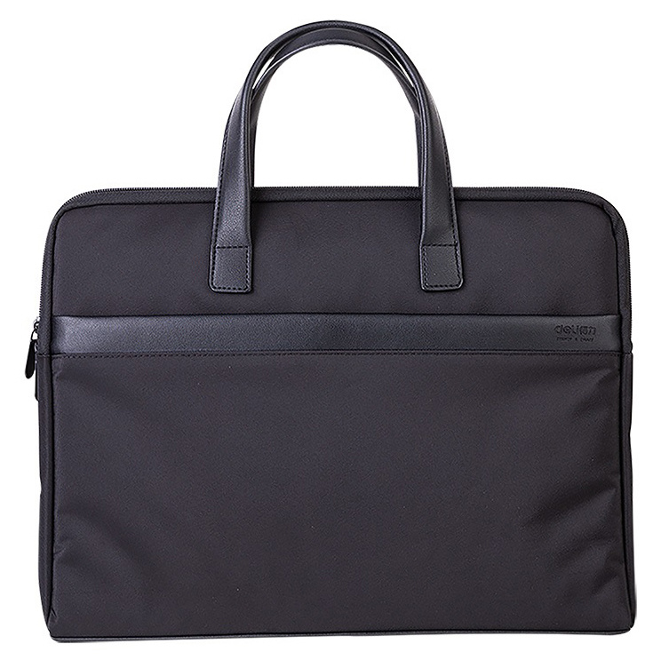 Папка-портфель Deli 63751BLACK 1 отделение, терилен черный