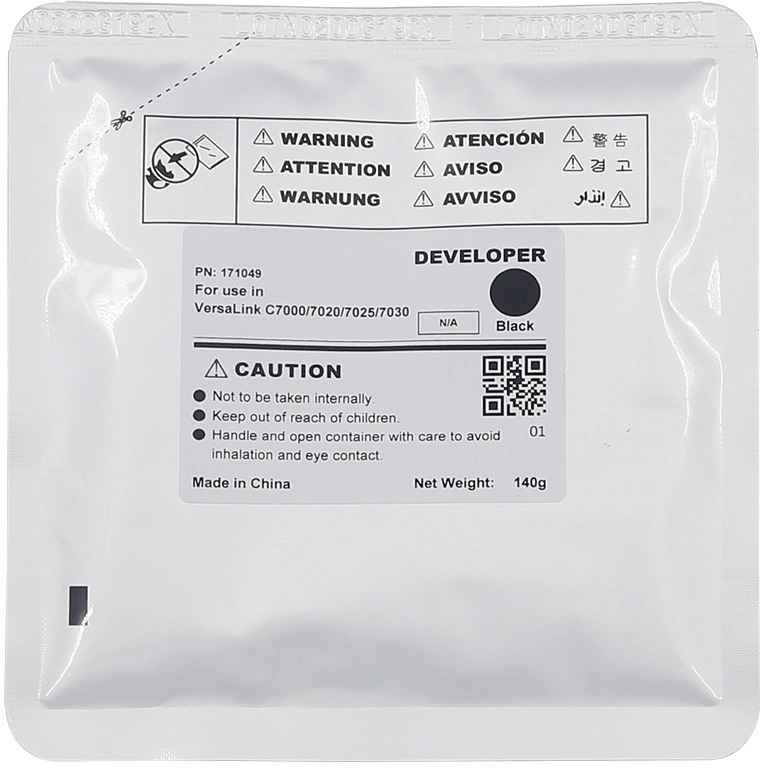 Тонеры и девелоперы Девелопер для XEROX VersaLink C7000/C7020/C7025/7C030 (CET) Black, 140г, 400000 стр., CET171049