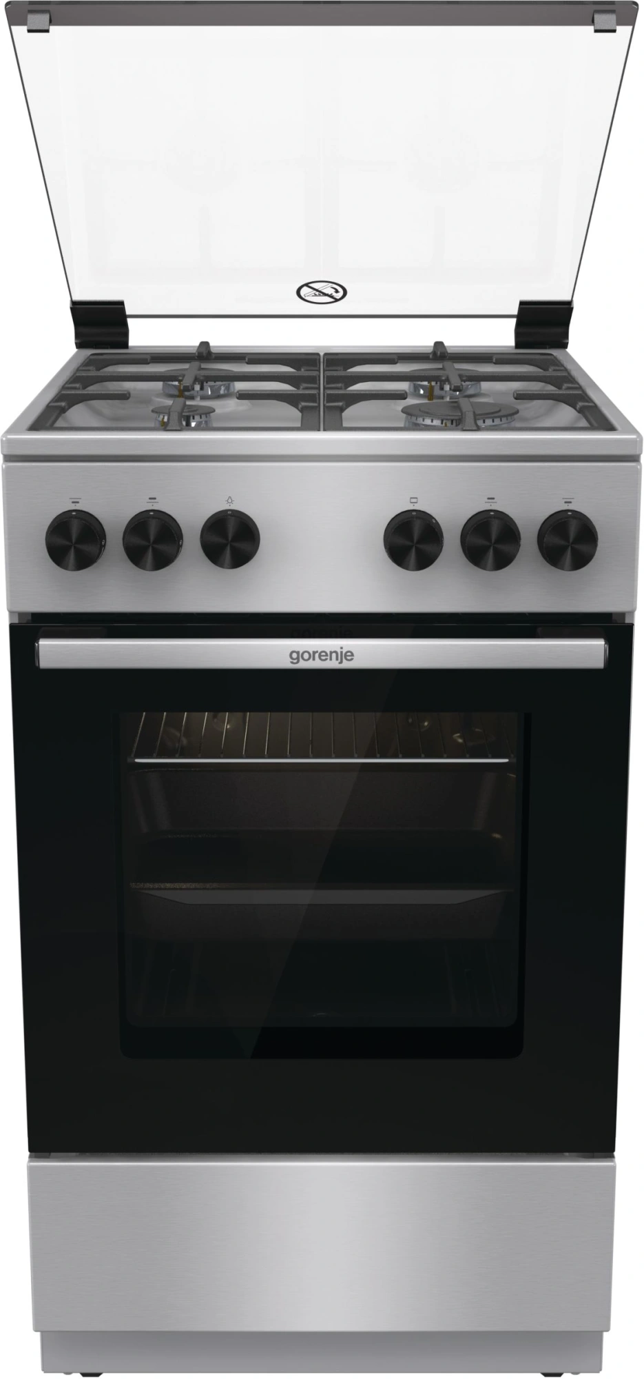 Плита Газовая Gorenje GG5A10XFFM нержавеющая сталь