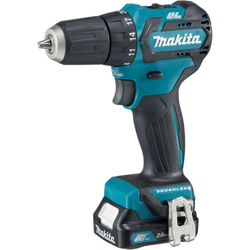 Дрель-шуруповерт Makita HP332DWAE аккум.  патрон:быстрозажимной  (кейс  в комплекте)