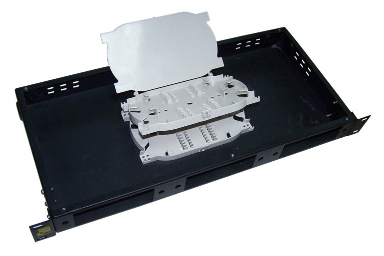 LAN-FOBM-RM-6P Бокс оптический Lanmaster 72 хОВ 2U 429х87х229 мм (ВхШхГ) цвет: чёрный