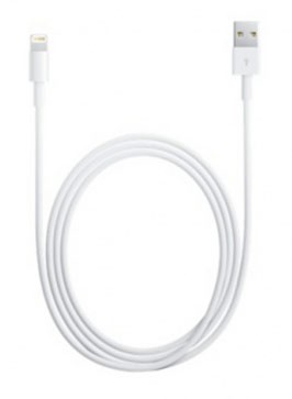 Кабель Apple MD818ZM/A Lightning (m) USB A(m) 1м белый