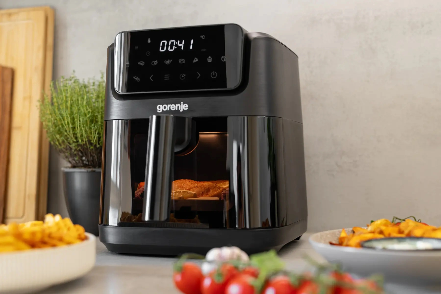 Аэрогриль Gorenje AF1800DHB 6.3л 1800Вт черный