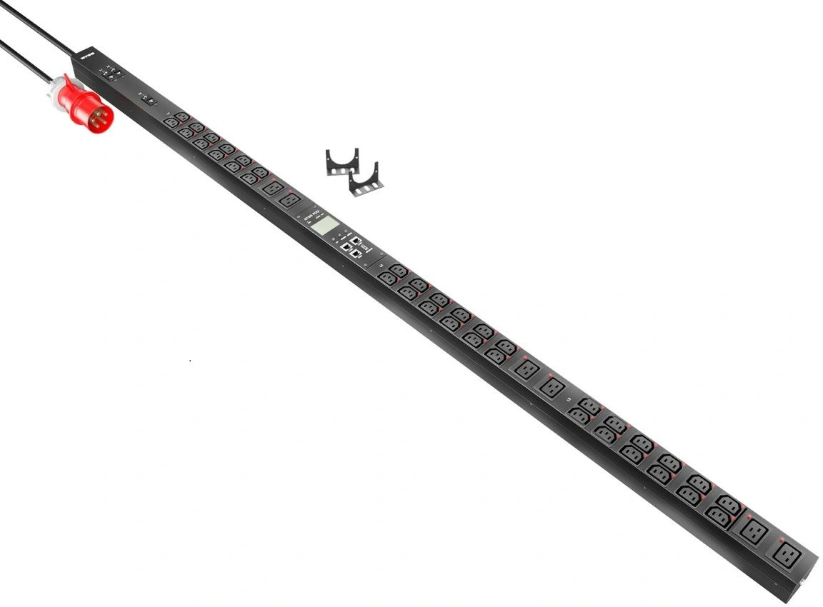 Блок распределения питания NTSS NTSS-PDU-DC4114F гор.размещ. 36xC13 6xC19 с мониторингом 16A IEC 60309 3м
